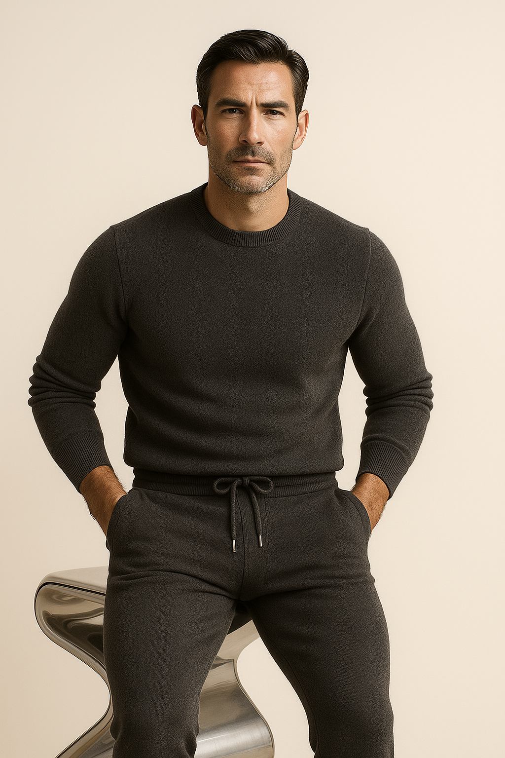 Tavaro Lounge Trousers Dark Grey