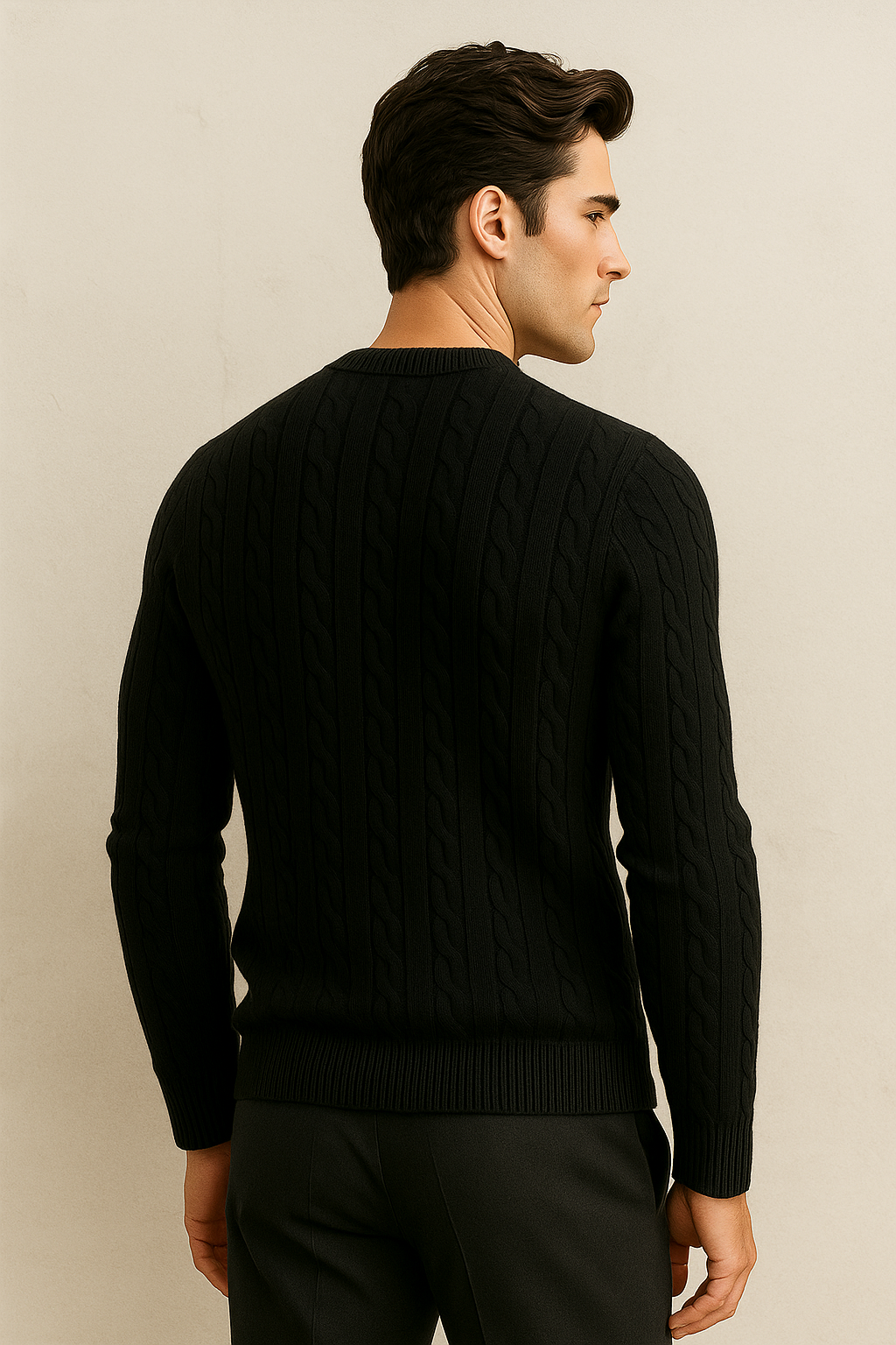Soreno Cashmere Knit Black