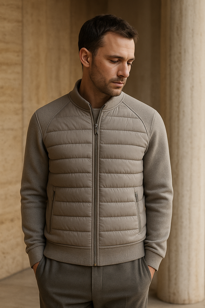 Bellori Wool Padded Jacket Grey