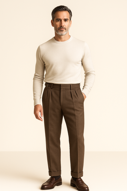Lorano Merino Pantalon Khaki
