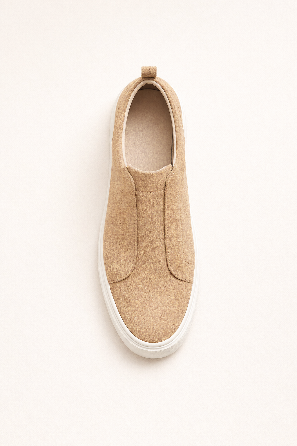 LeoMar V1 Suede Slip-On Beige