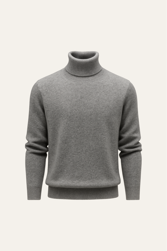 Avenzo Cashmere Turtleneck Grey