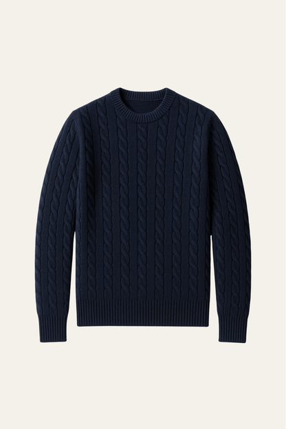 Soreno Cashmere Knit Navy